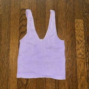 Nikibiki Purple V Neck Tank